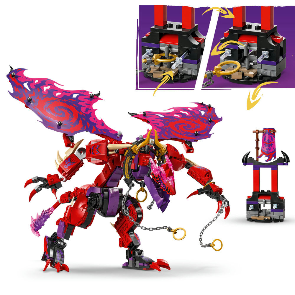 Lego Ninjago Thunderfang Dragon Of Chaos Set 71832
