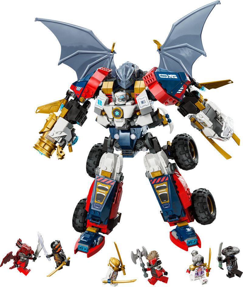 Lego® Ninjago® Zane’s Ultra Combiner Mech Toy 4-In-1 Building Set 71834