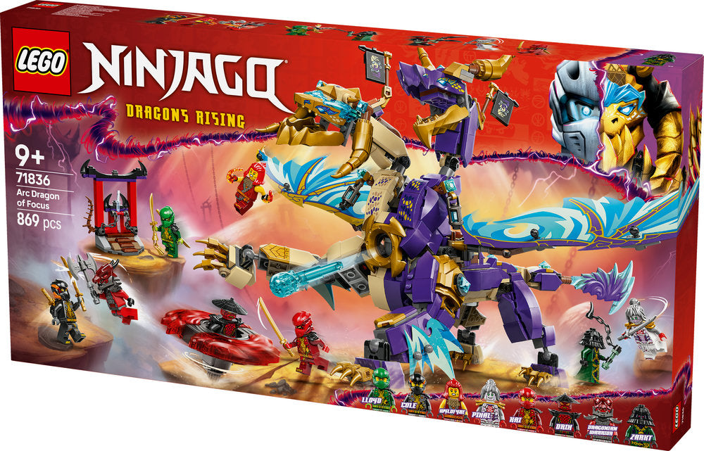 Lego Ninjago Arc Dragon Of Focus Ninja Toy Set 71836