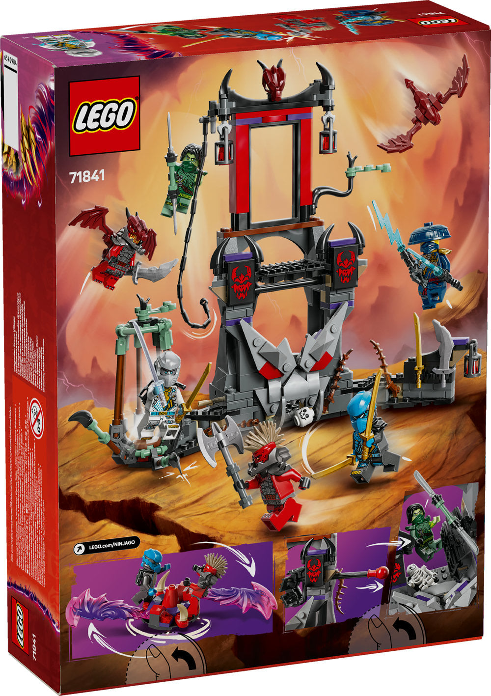 Lego Ninjago 71841 Dragonian Storm Village Set
