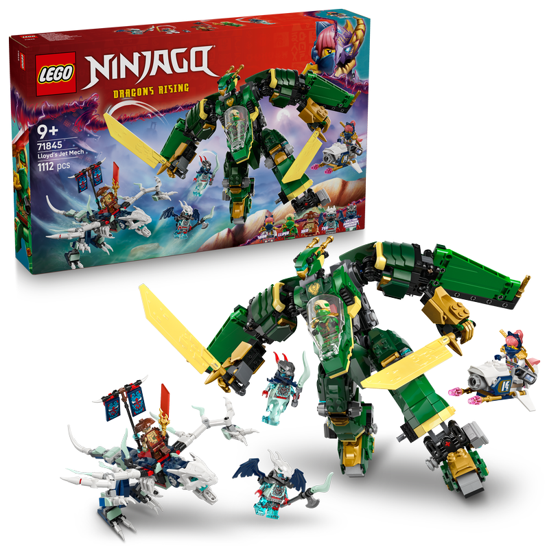 Lego® Ninjago® Lloyd’s Jet Mech Ninja Toy Building Kit 71845