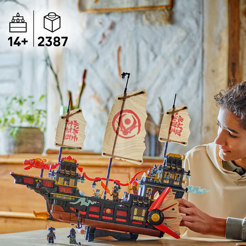 Lego® Ninjago® The Temple Bounty Ship Toy Building Kit 71848