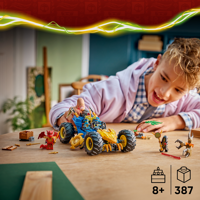 Lego® Ninjago® Jay’s Transforming Car Racing Toy 71856