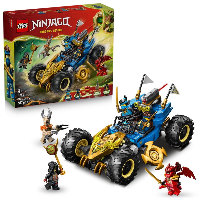 Lego® Ninjago® Jay’s Transforming Car Racing Toy 71856