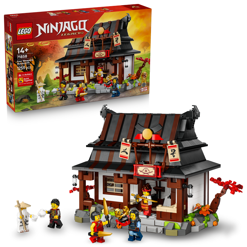 Lego® Ninjago® Four Weapons Blacksmith 15Th Anniversary 71858