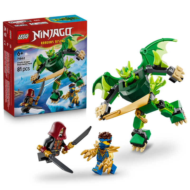 Lego Ninjago Lloyd’s Dragon Mech Battle Pack 71862
