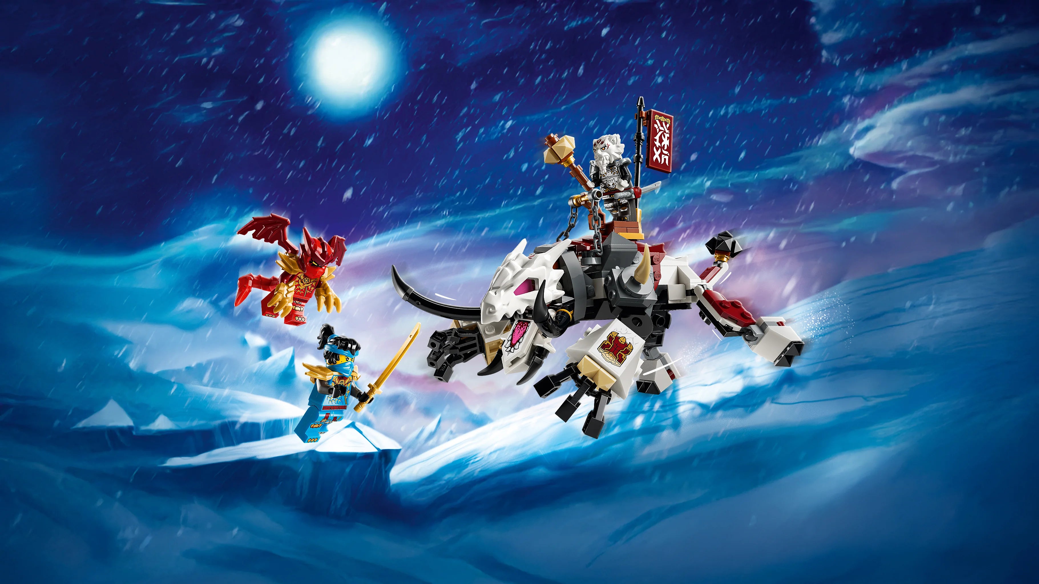 Lego Ninjago Zilvar And Grimtak The Dragon Beast 71863