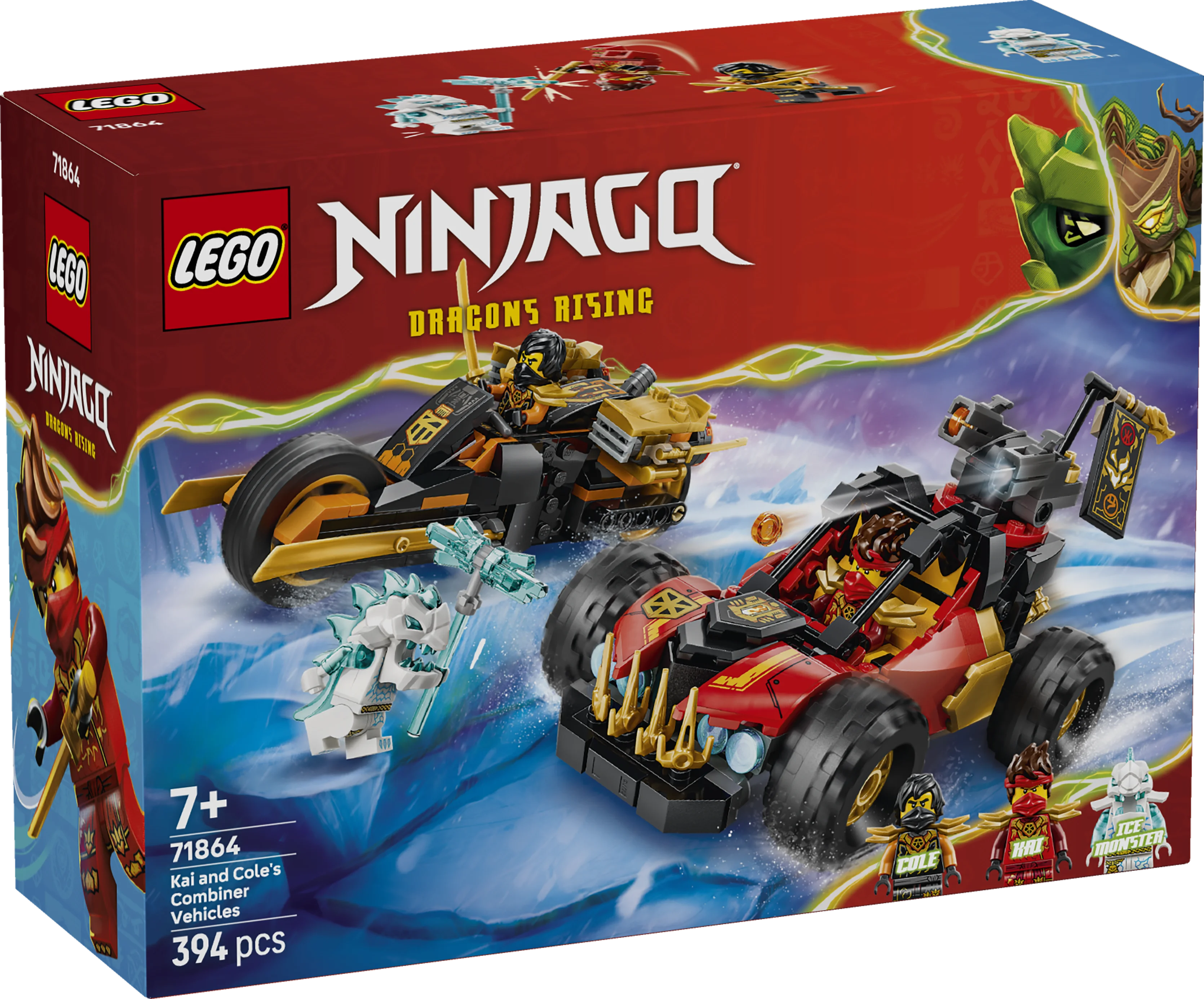 Lego Ninjago Kai And Cole’s Combiner Vehicles 71864