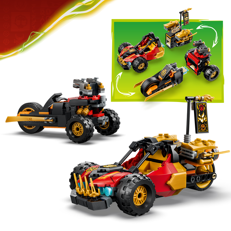 Lego Ninjago Kai And Cole’s Combiner Vehicles 71864
