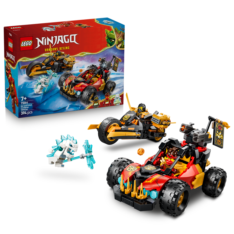 Lego Ninjago Kai And Cole’s Combiner Vehicles 71864