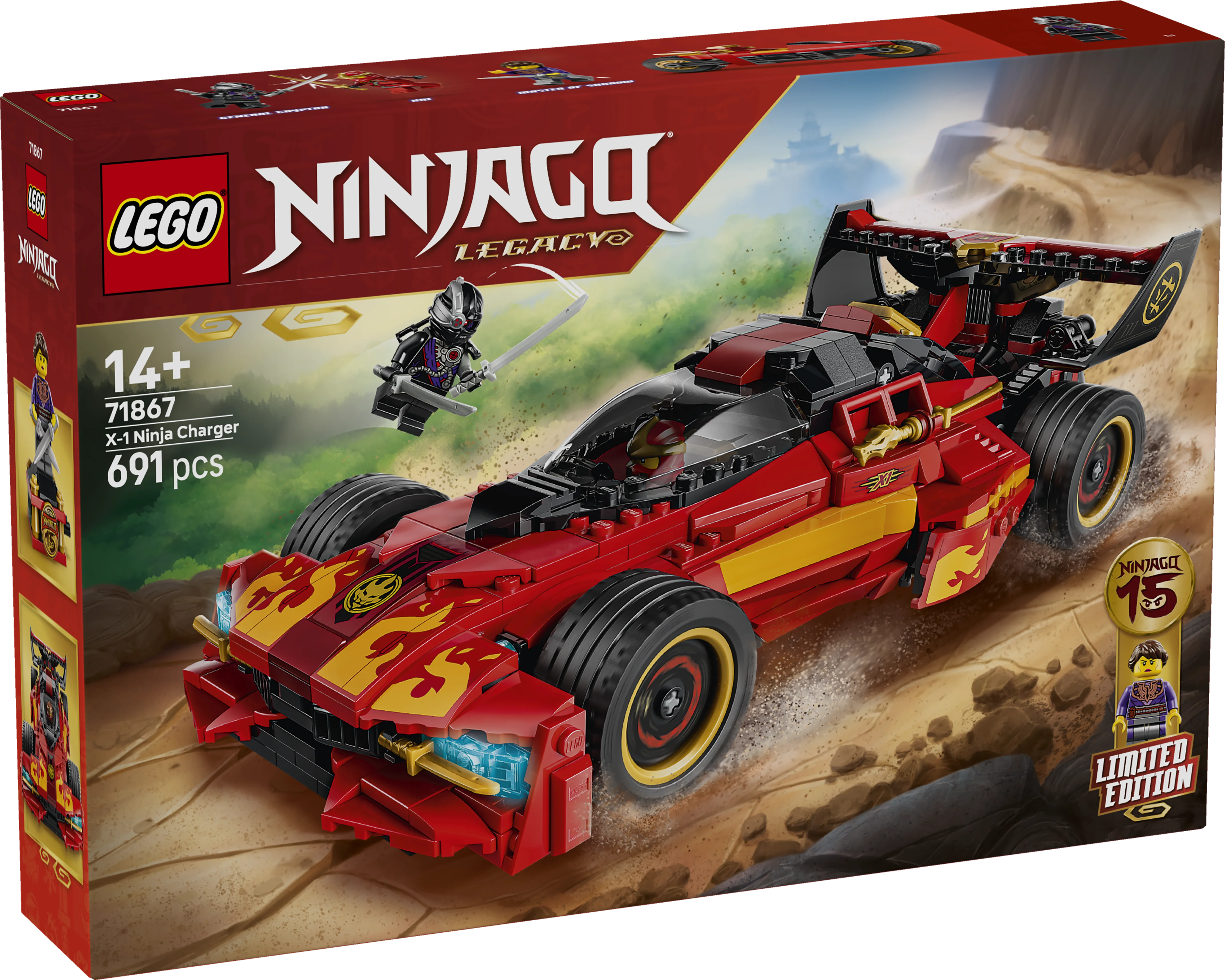 Lego Ninjago X-1 Ninja Charger 15Th Anniversary 71867