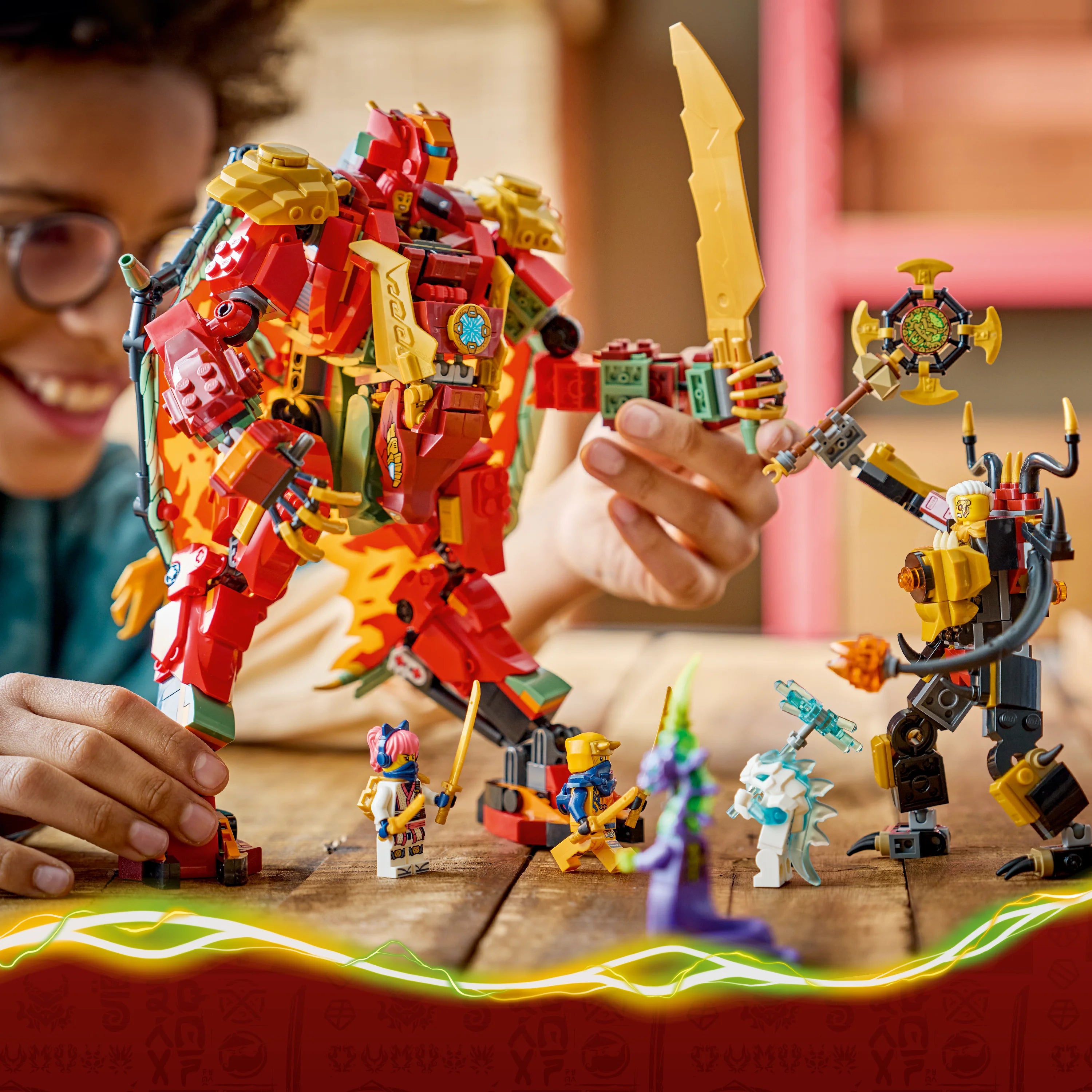 Lego Ninjago Wyldfyre's Transforming Dragon Mech 71868