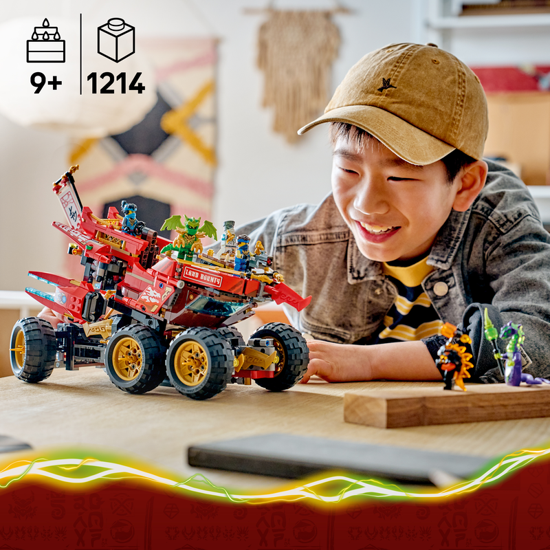 Lego Ninjago Land Bounty - 3-In-1 Toy Truck 71869