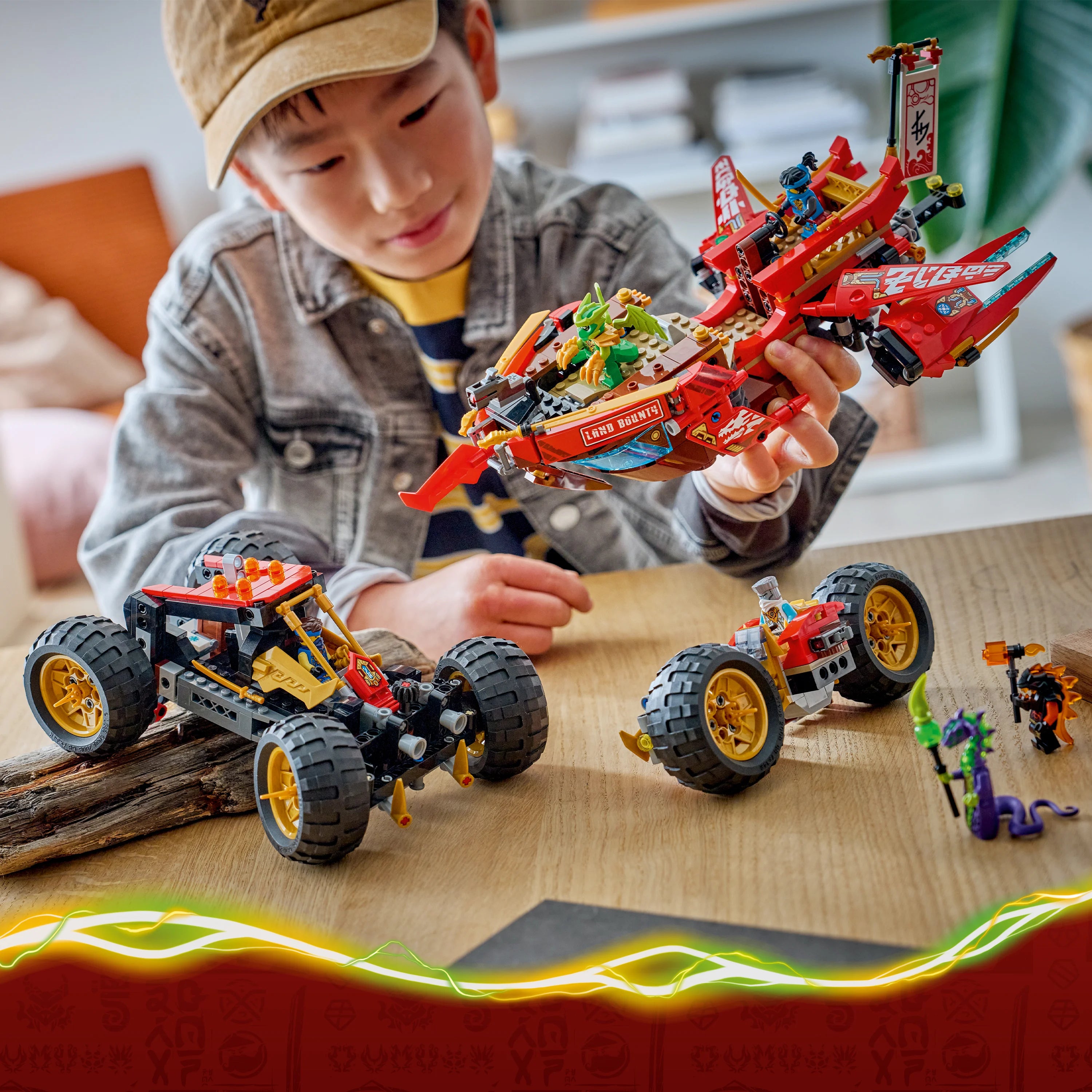 Lego Ninjago Land Bounty - 3-In-1 Toy Truck 71869