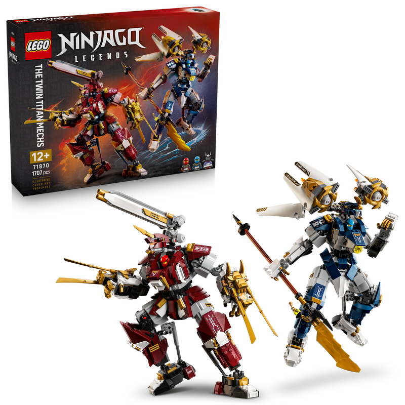 Lego Ninjago The Twin Titan Mechs Building Toy 71870