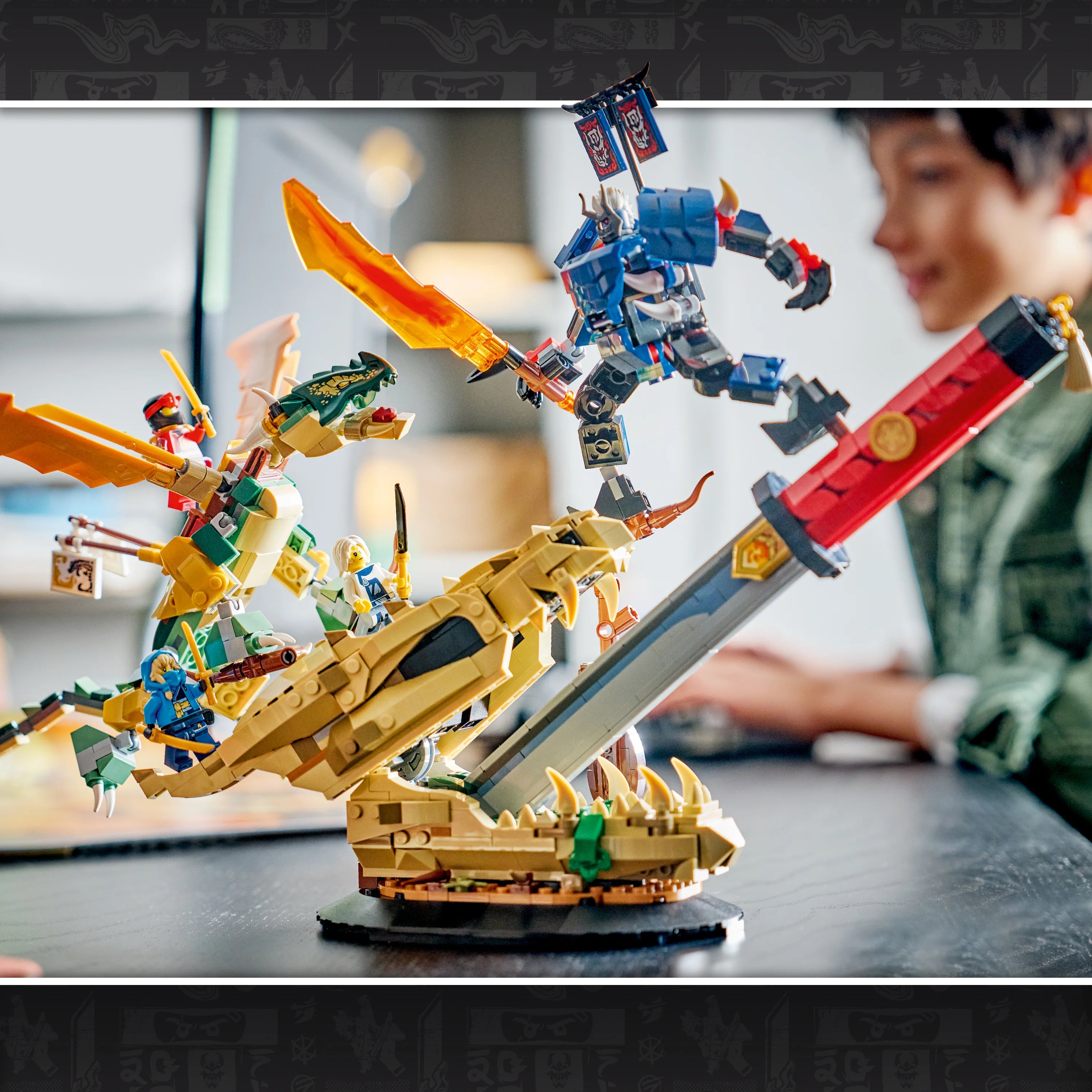 Lego Ninjago Battle At The Dragon’s Blade Toy 71871