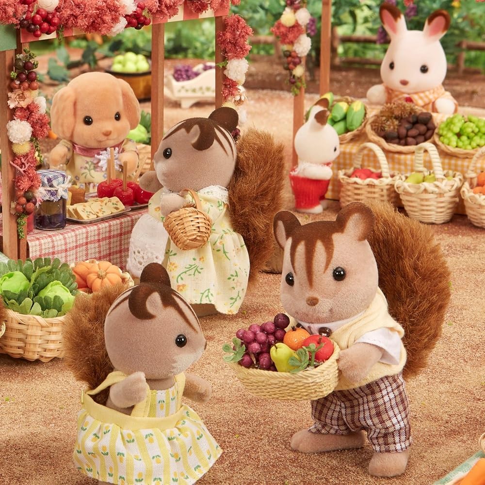 Sylvanian Families Walnut Squirrel Family