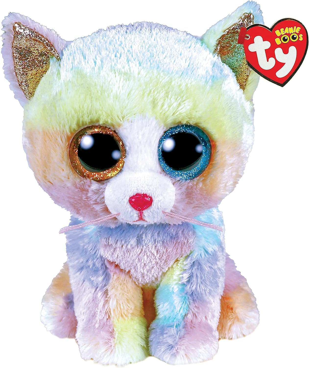 Ty Beanie Boos Large-Heather Cat