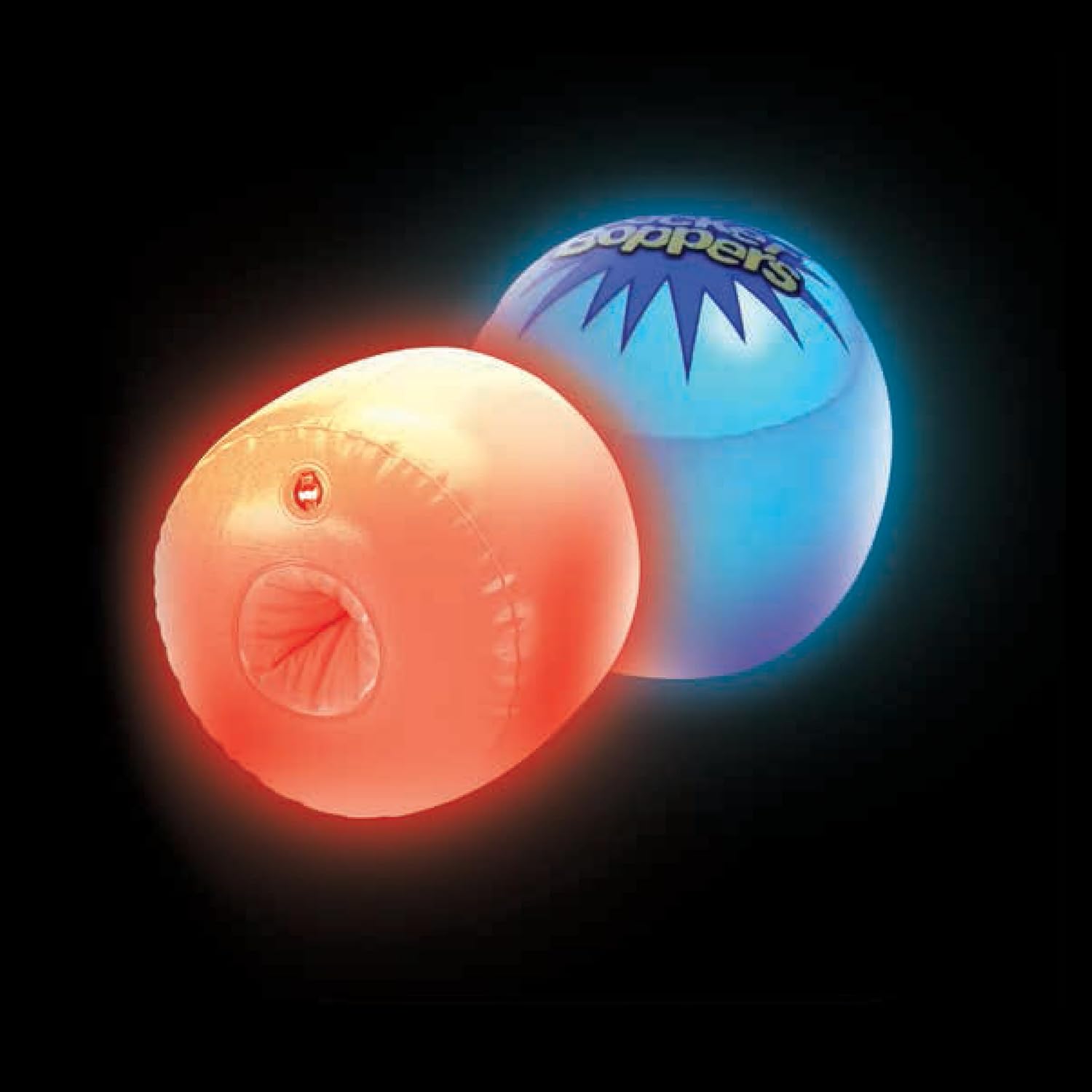 Socker Boppers Light Up Glow Games Led One Pair Boppers