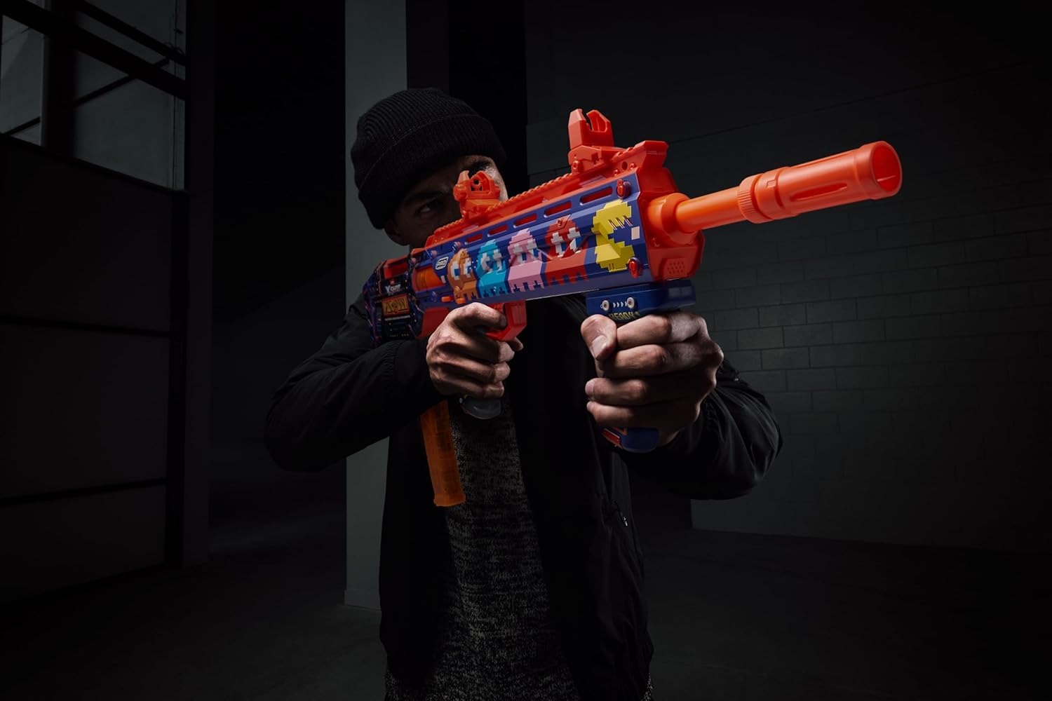 Zuru Xshot Skins Pro Series Pac-Man Long Shot (Includes 40 Darts)