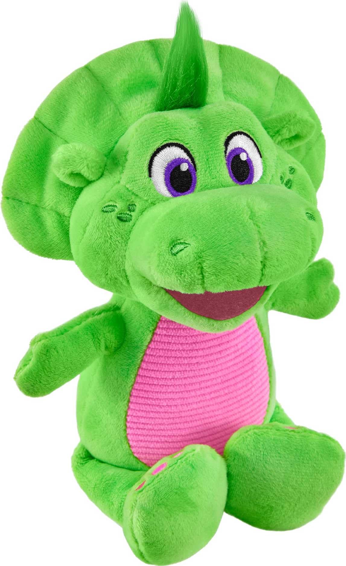 Fisher-Price Barney's World 8-Inch Plush Barney, Baby Bop And Billy Toy Dinosaur Assortment