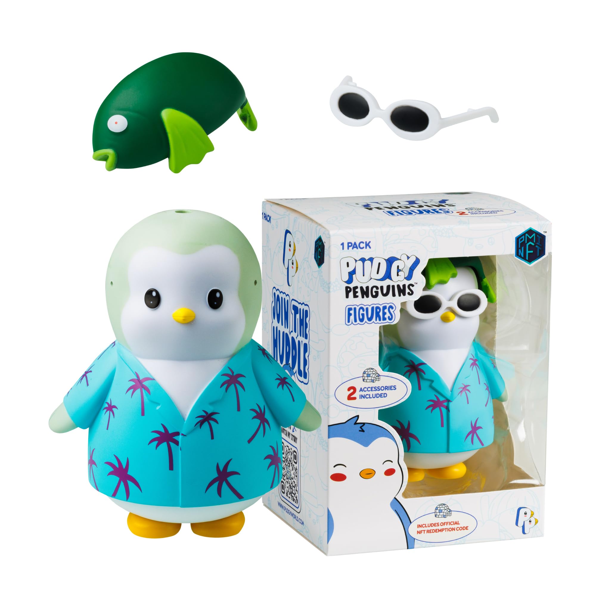 Pudgy Penguins Action Figure Fish Style