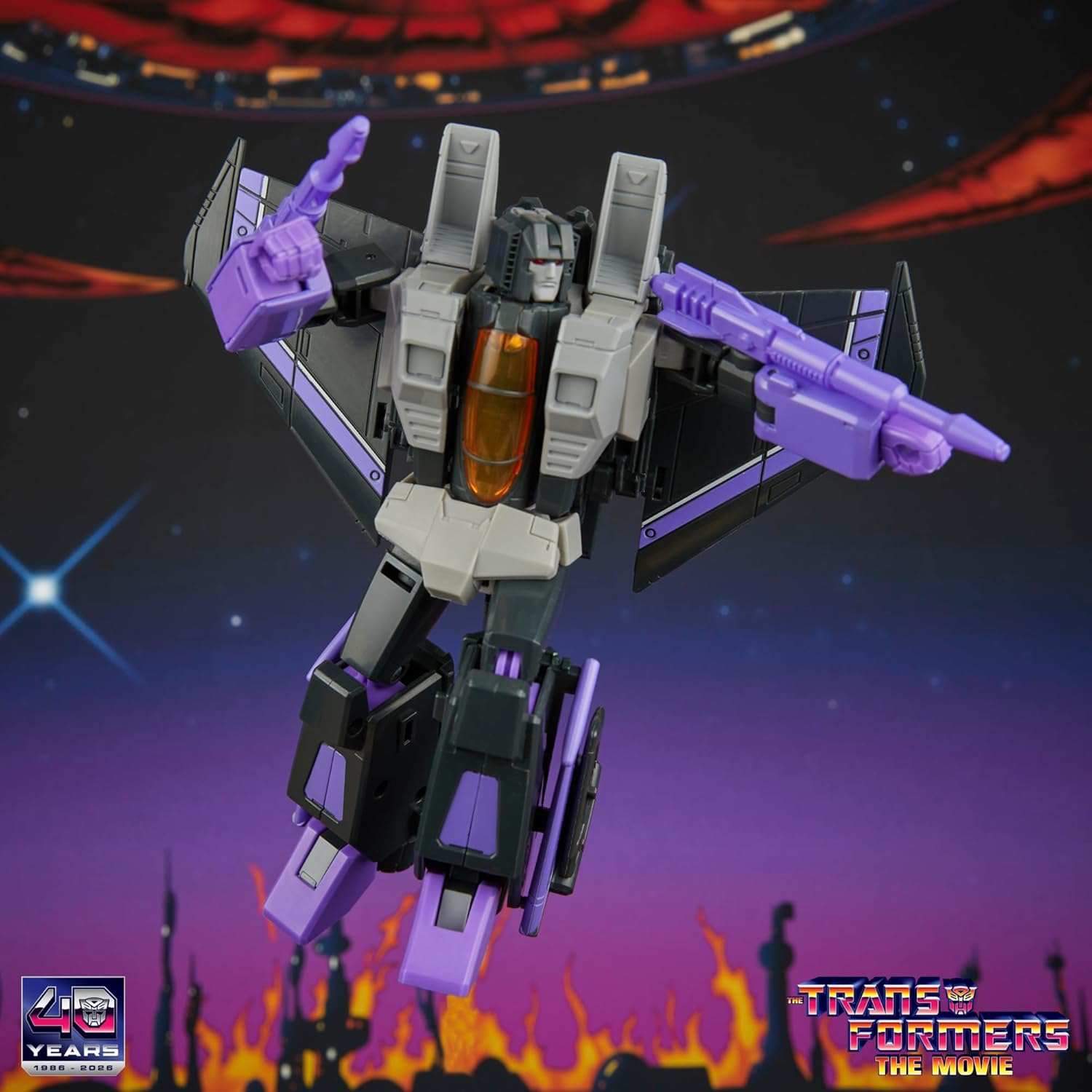 Transformers Studio Series Transformers: The Movie Skywarp Voyager Class 16.5-Cm Converting Action Figure