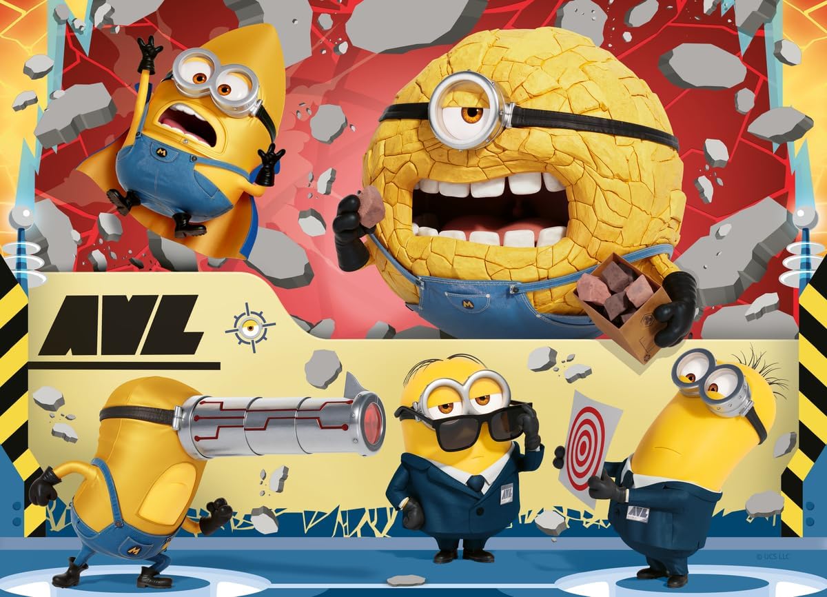 Ravensburger Despicable Me 4 - 4X 100-Piece Jigsaw Puzzle Bumper Pack