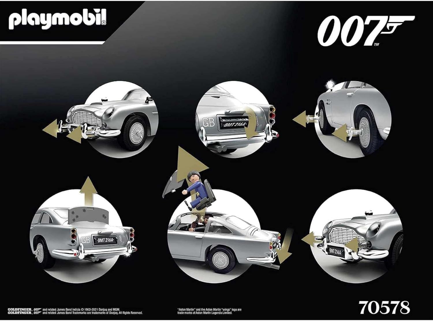 Playmobil 70578 James Bond Aston Martin Db5-Goldfinger Edition