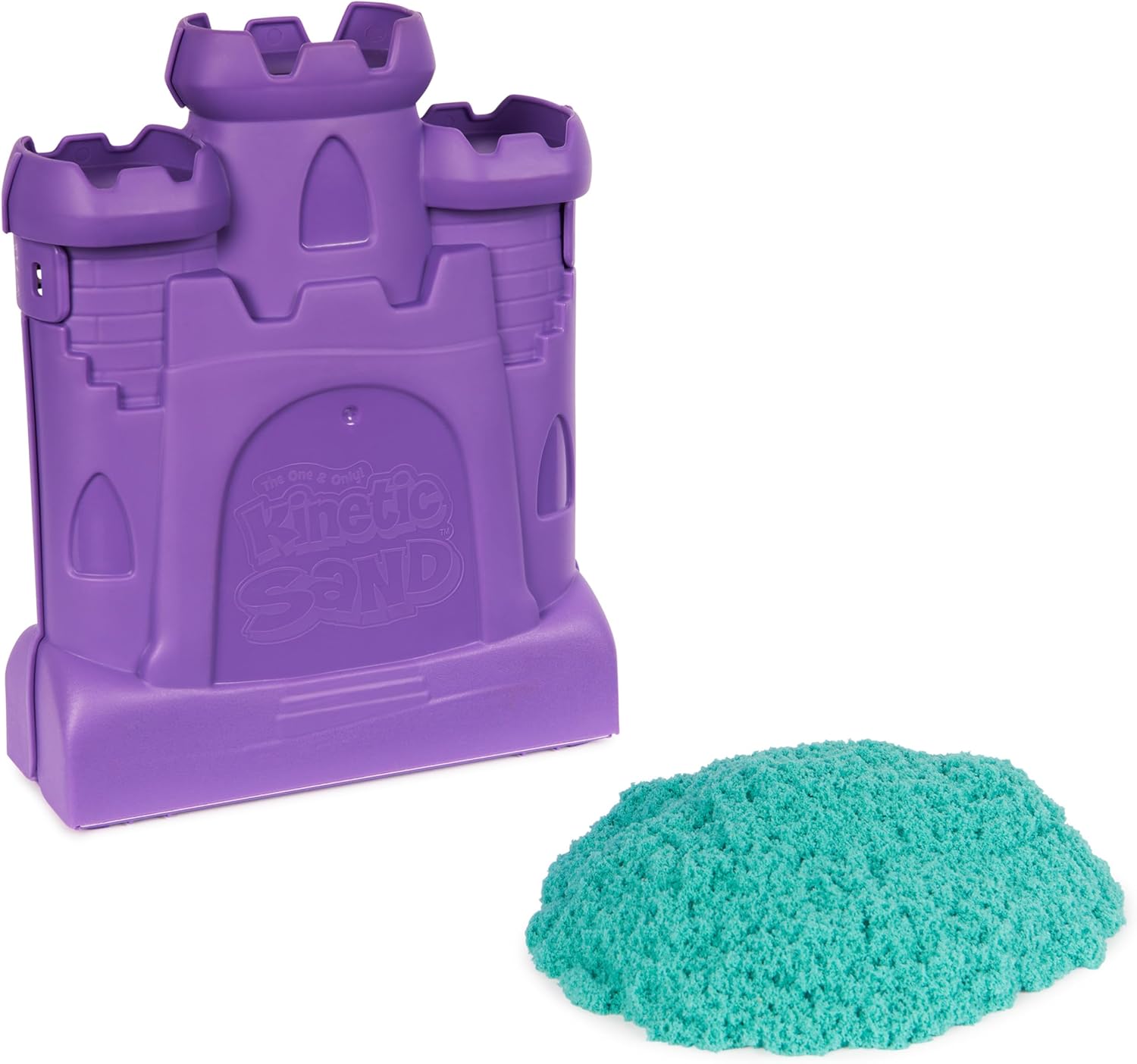 Kinetic Sand, Castle Case With 1Lb Teal Sand