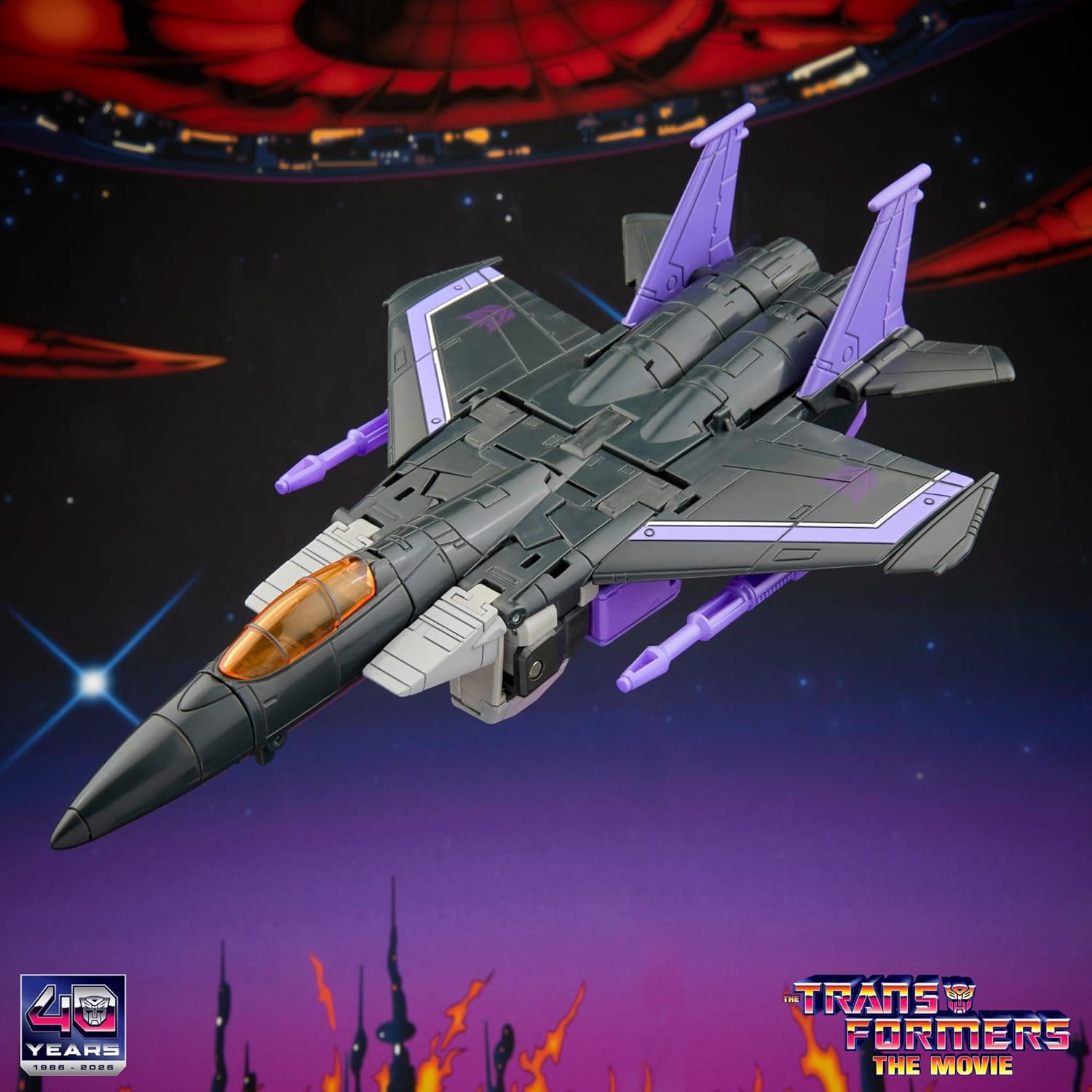 Transformers Studio Series Transformers: The Movie Skywarp Voyager Class 16.5-Cm Converting Action Figure