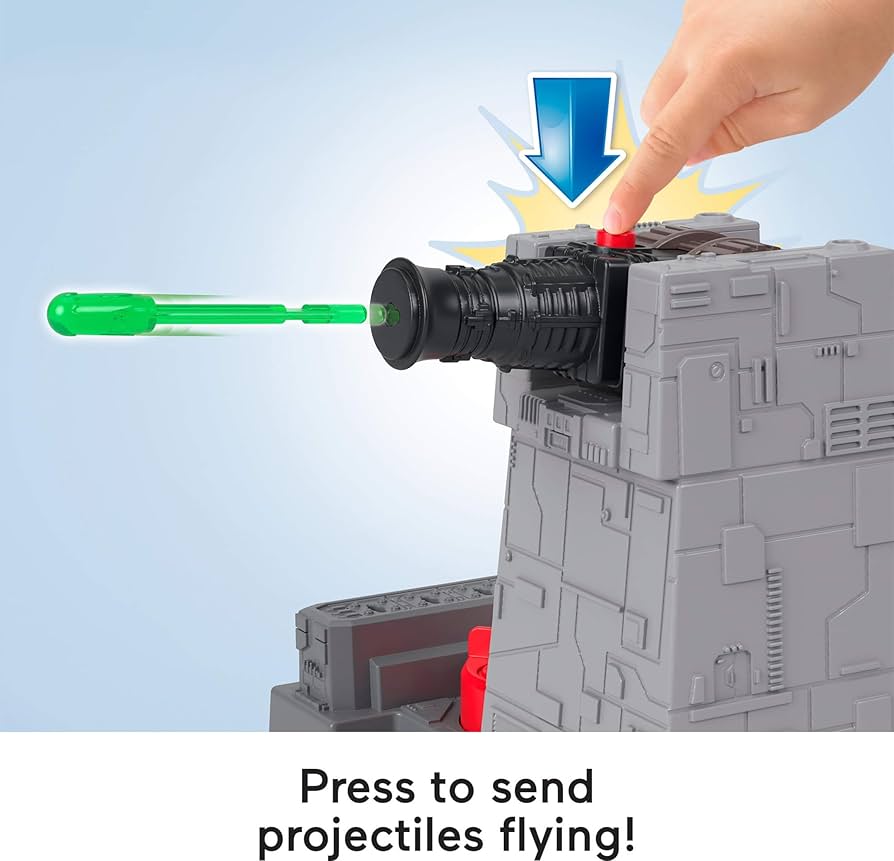 Imaginext Star Wars Death Star Turret Toy Cannon With Darth Vader