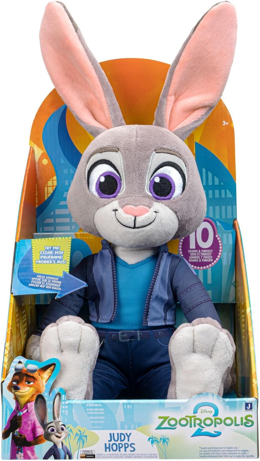 Disney Zootropolis 2 Talking Judy 25Cm Soft Toy