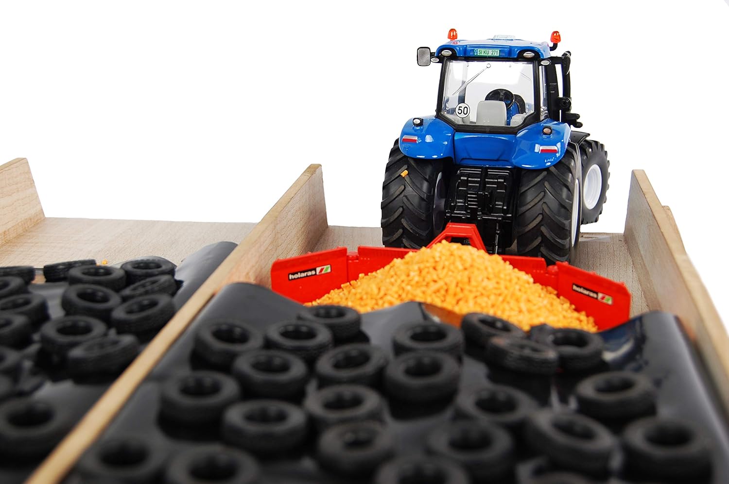 Kids Globe Silo / Silage Pit Cover And 50 Tyres