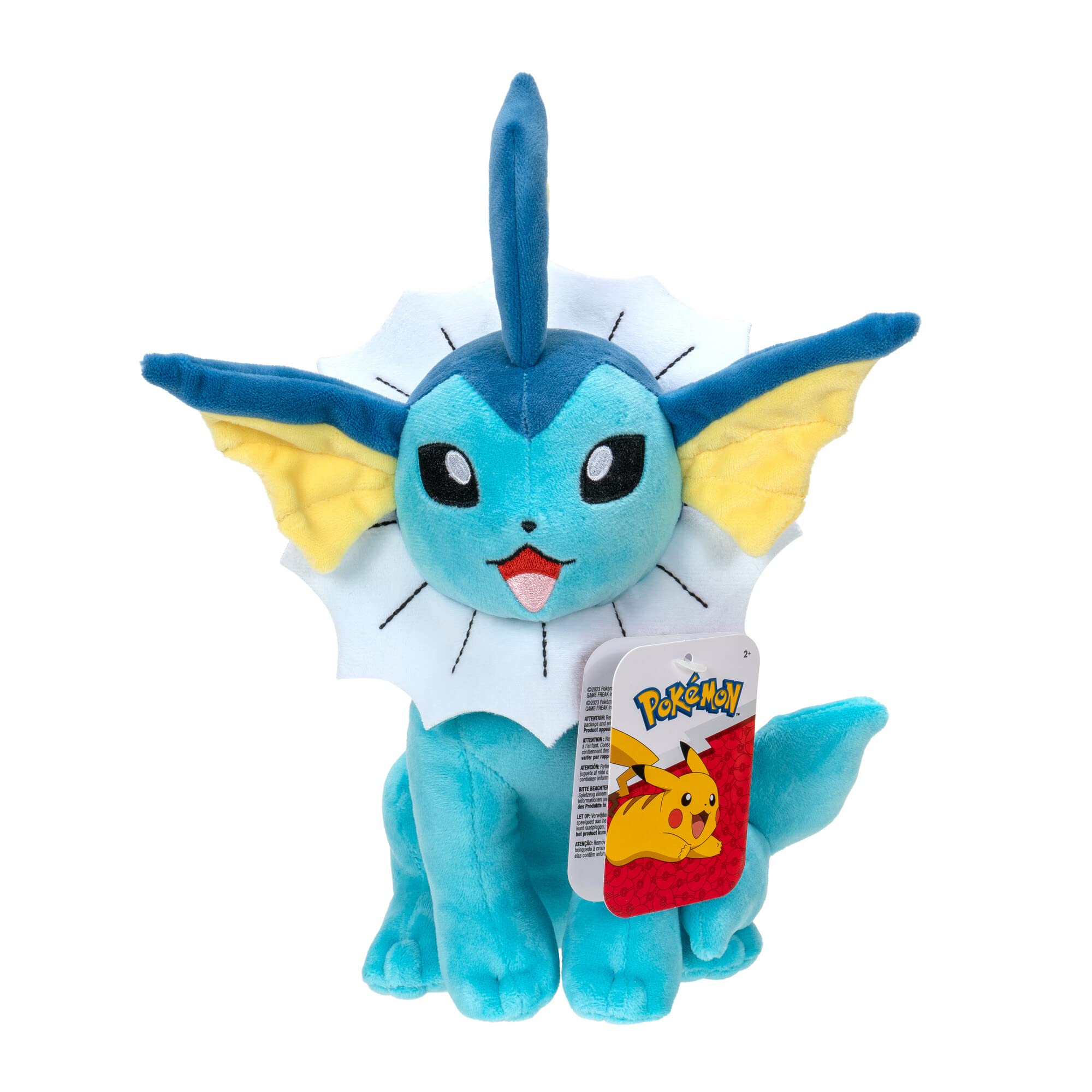 Pokémon Official & Premium Quality 8-Inch Vaporeon Plush