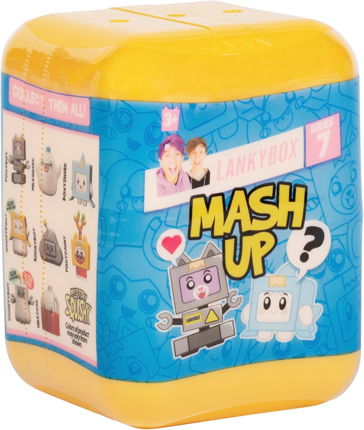 Lankybox Mini Mystery Squishies – Series 7 Collectible Mini Squishy Figures