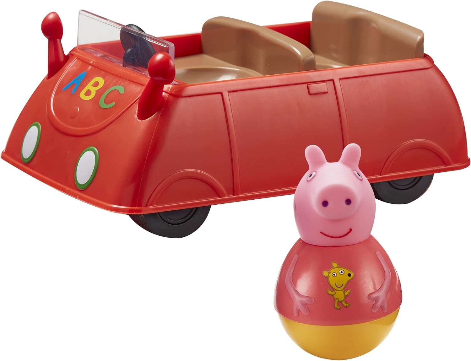 Weebles - Peppa Pig Push-Along Wobbily Car