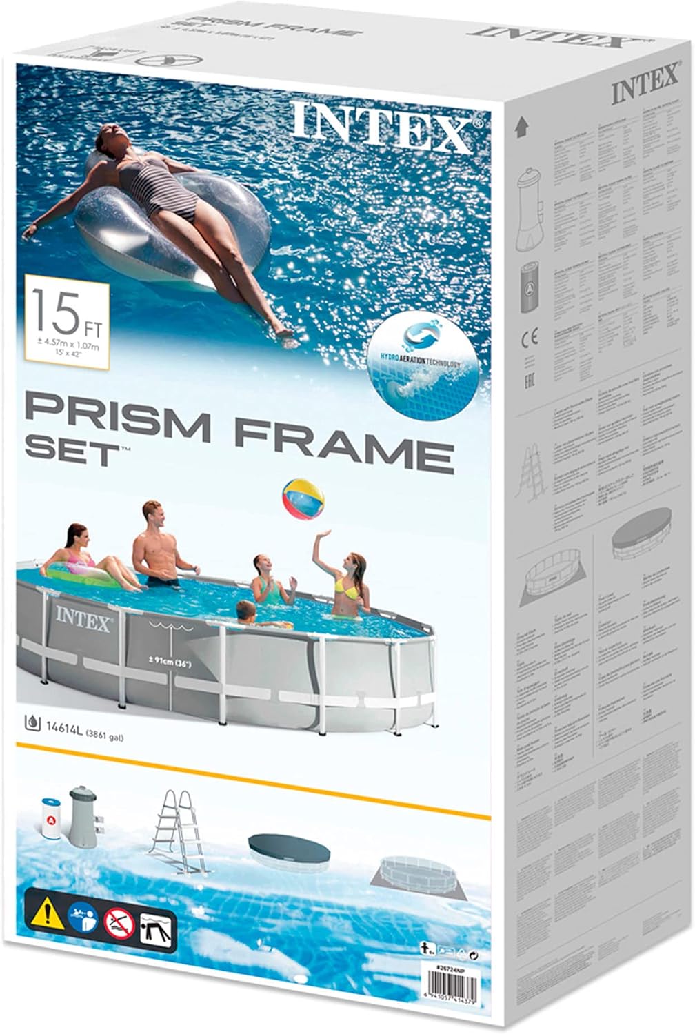 Intex 15Ft X 42In Prism Frame Pool