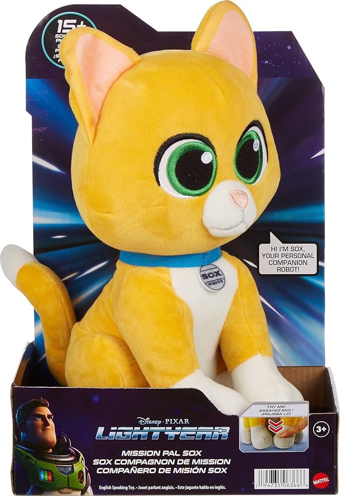 Disney And Pixar Lightyear Mission Pal Sox Feature Plush
