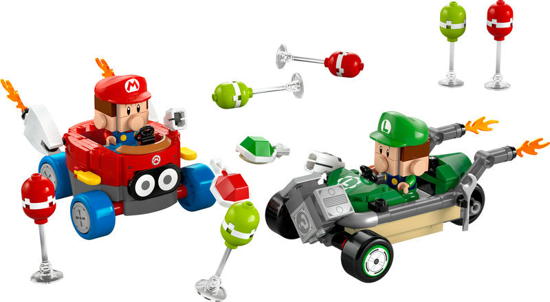 Lego® Super Mario™: Mario Kart™ – Baby Mario Vs. Baby Luigi Toy 72034