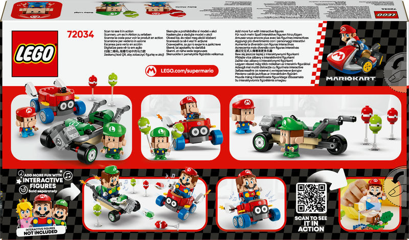 Lego® Super Mario™: Mario Kart™ – Baby Mario Baby Luigi Toy 72034