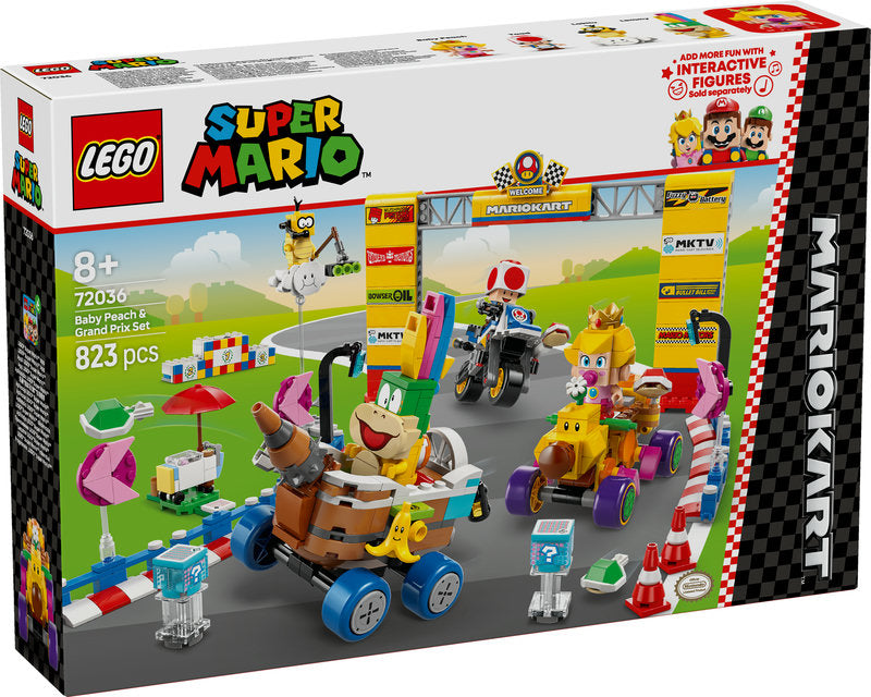 Lego® Super Mario™: Mario Kart™ – Baby Peach & Grand Prix Set 72036