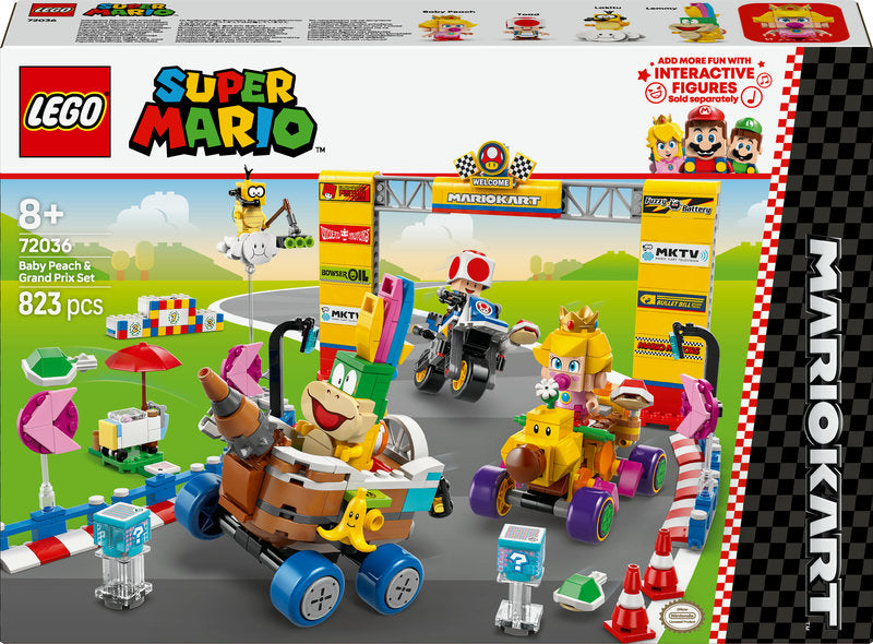 Lego® Super Mario™: Mario Kart™ – Baby Peach & Grand Prix Set 72036