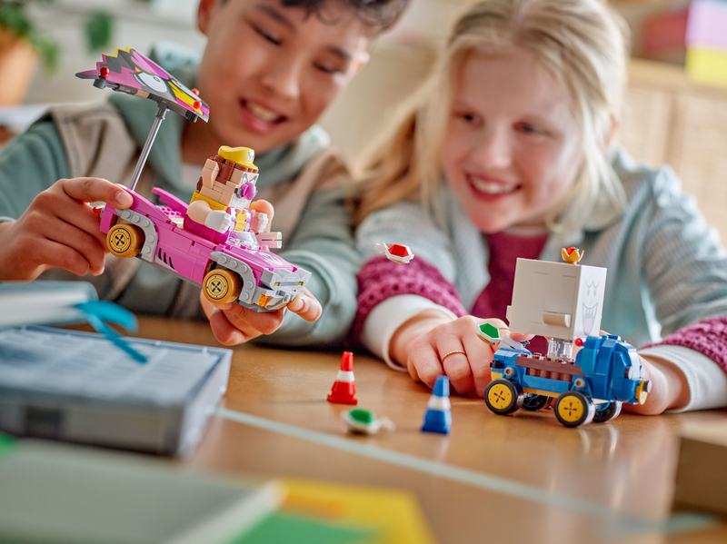 Lego® Super Mario™: Mario Kart™ – Wario & King Boo Figures And 2 Karts 72038