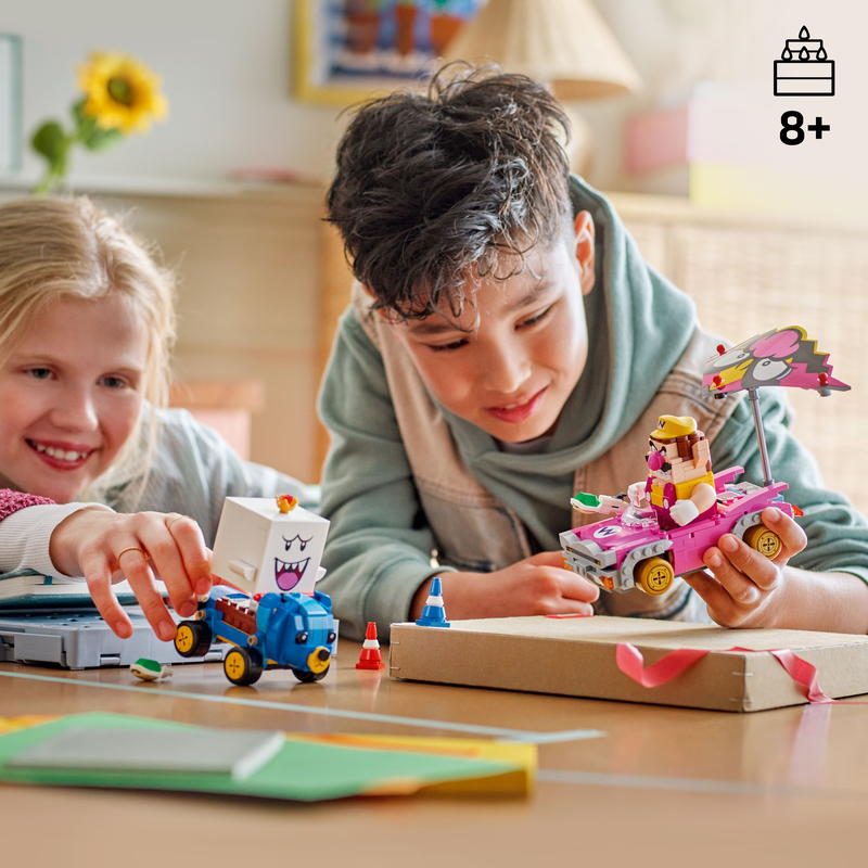 Lego® Super Mario™: Mario Kart™ – Wario & King Boo Figures And 2 Karts 72038
