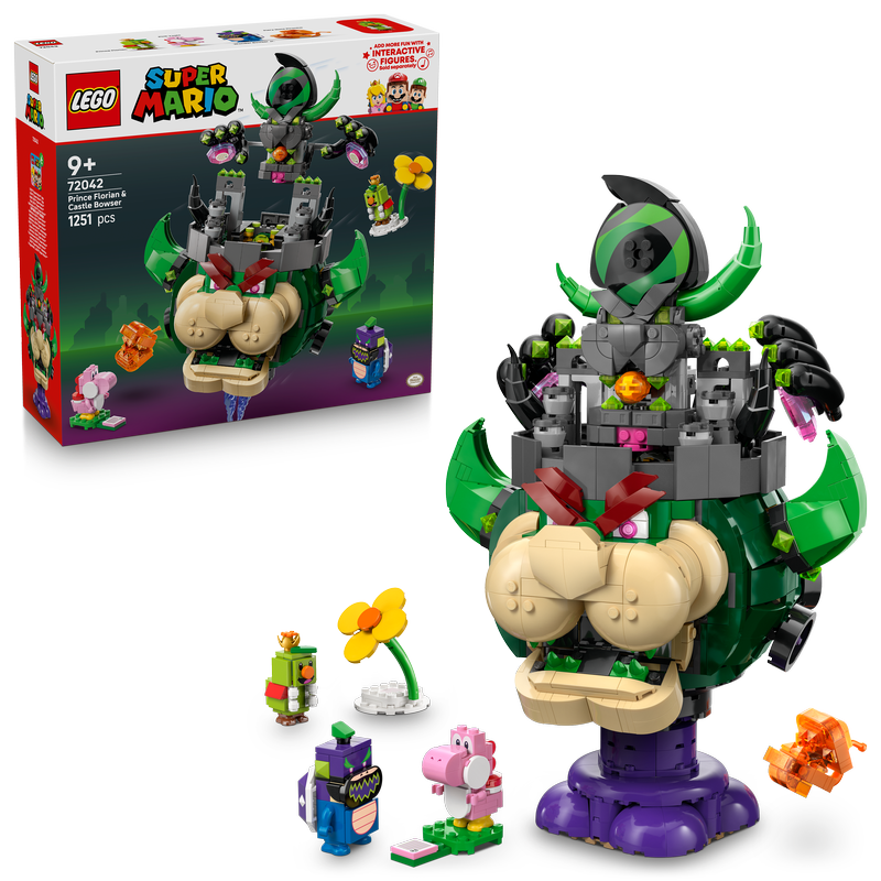 Lego® Super Mario™ Prince Florian & Castle Bowser 72042