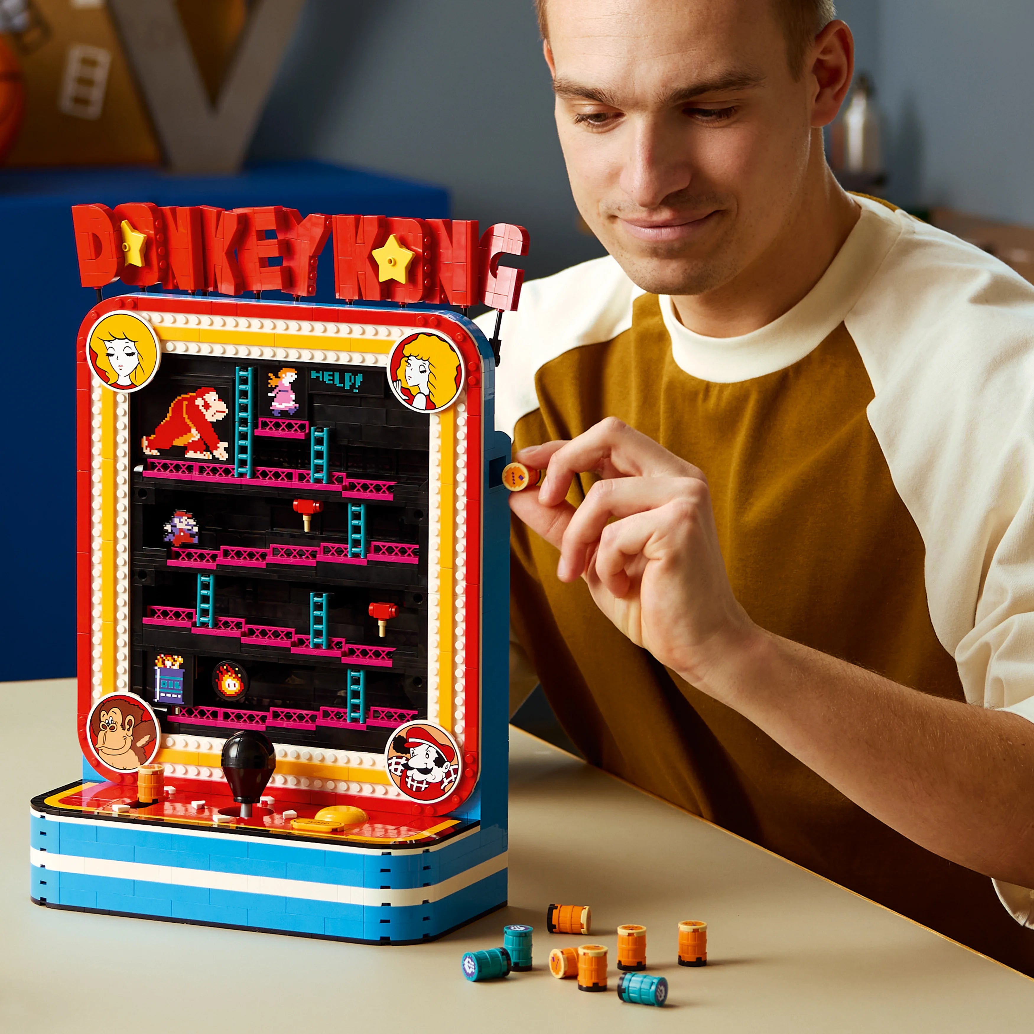 Lego Donkey Kong Arcade Building Set For Adults 72051