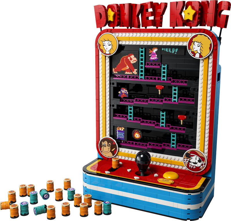 Lego Donkey Kong Arcade Building Set For Adults 72051