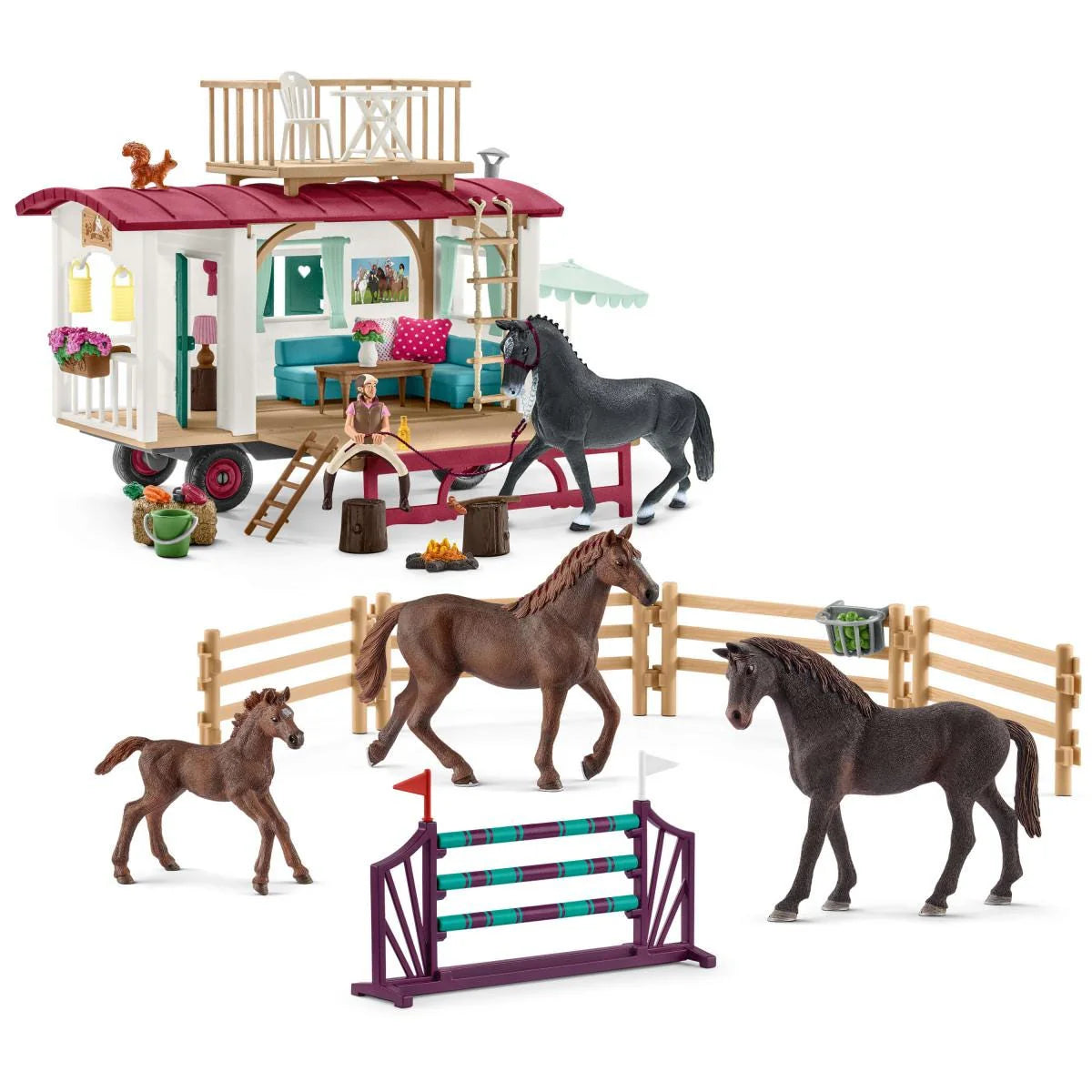 Schleich Horse Club Secret Training At The Caravan