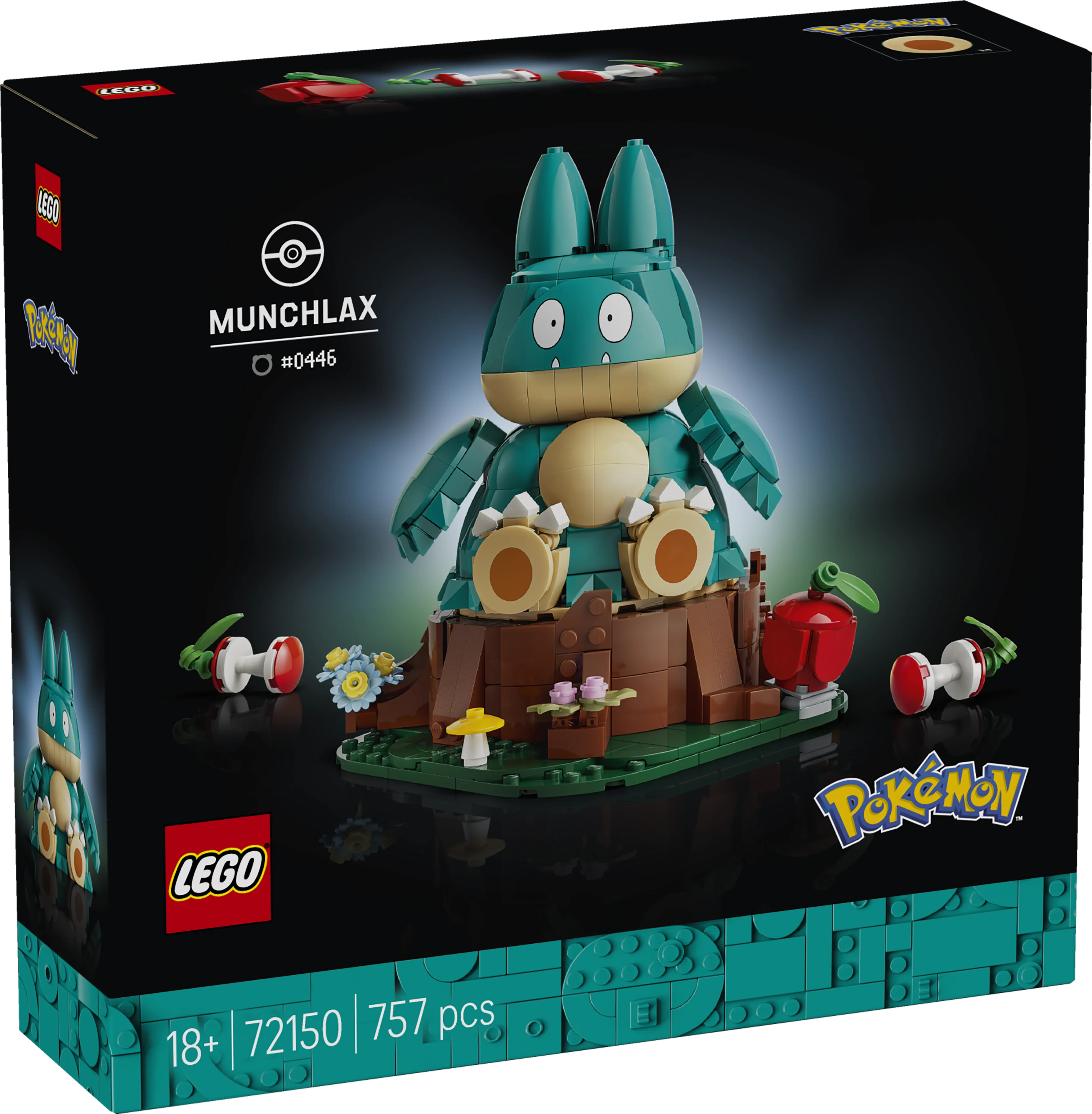 Lego Pokémon Munchlax Figure Building Set 72150